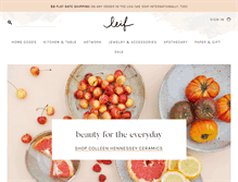 Tablet Screenshot of leifshop.com